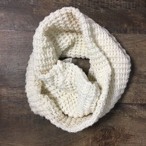 White Infinity Scarf, Women’s